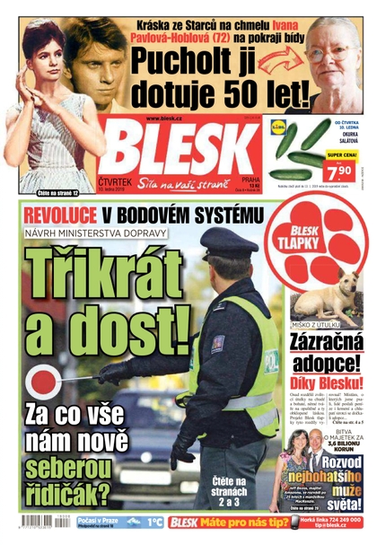E-magazín Blesk - 10.1.2019 - CZECH NEWS CENTER a. s.