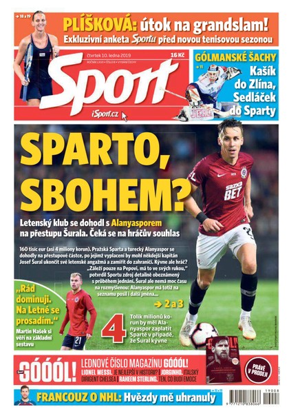 E-magazín Sport - 10.1.2019 - CZECH NEWS CENTER a. s.