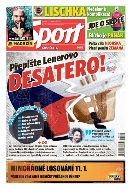 E-magazín Sport - 11.1.2019 - CZECH NEWS CENTER a. s.