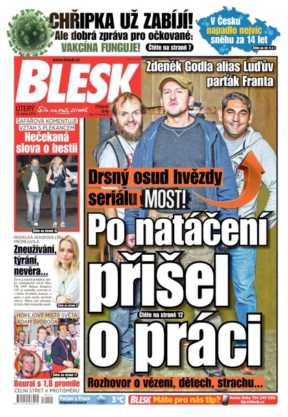 E-magazín Blesk - 15.1.2019 - CZECH NEWS CENTER a. s.