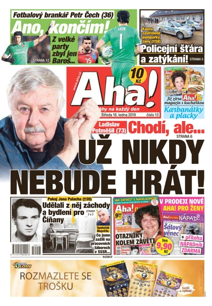 E-magazín AHA! - 16.1.2019 - CZECH NEWS CENTER a. s.