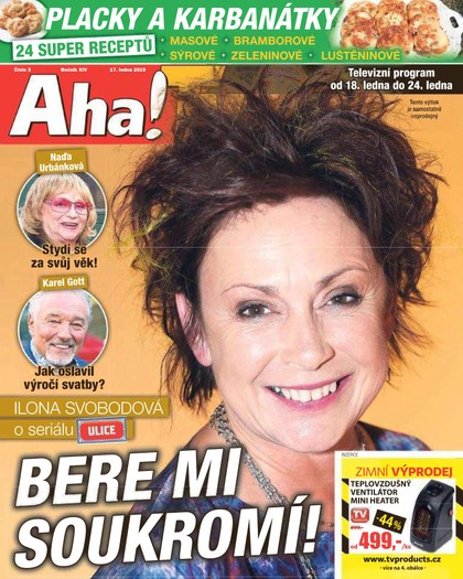 E-magazín AHA! Tv - 17.1.2019 - CZECH NEWS CENTER a. s.