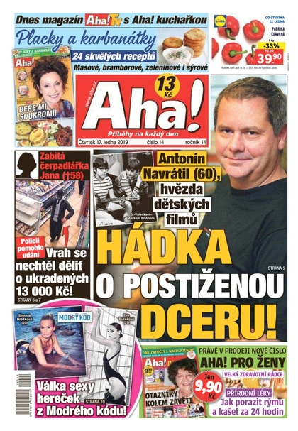 E-magazín AHA! - 17.1.2019 - CZECH NEWS CENTER a. s.