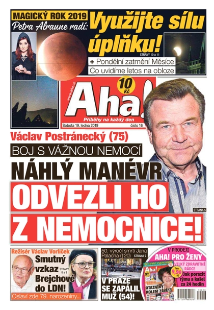 E-magazín AHA! - 19.1.2019 - CZECH NEWS CENTER a. s.