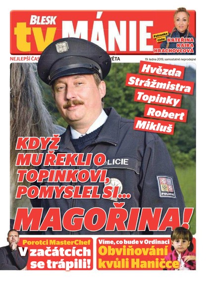 E-magazín Blesk Tv manie - 19.1.2019 - CZECH NEWS CENTER a. s.