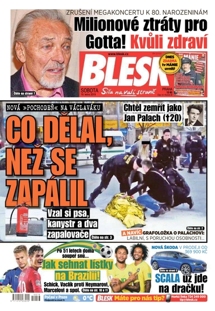 E-magazín Blesk - 19.1.2019 - CZECH NEWS CENTER a. s.
