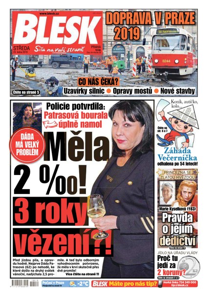 E-magazín Blesk - 23.1.2019 - CZECH NEWS CENTER a. s.