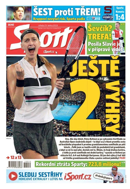 E-magazín Sport - 23.1.2019 - CZECH NEWS CENTER a. s.