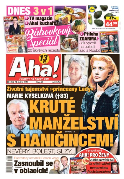 E-magazín AHA! - 24.1.2019 - CZECH NEWS CENTER a. s.