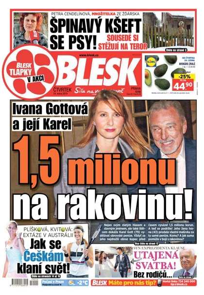 E-magazín Blesk - 24.1.2019 - CZECH NEWS CENTER a. s.