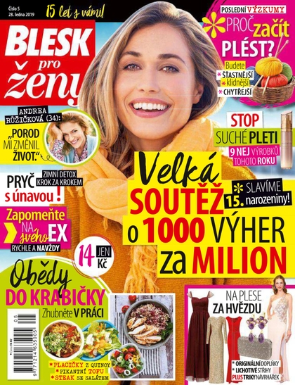E-magazín Blesk pro ženy - 28.1.2019 - CZECH NEWS CENTER a. s.