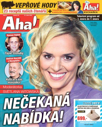 E-magazín AHA! Tv - 31.1.2019 - CZECH NEWS CENTER a. s.