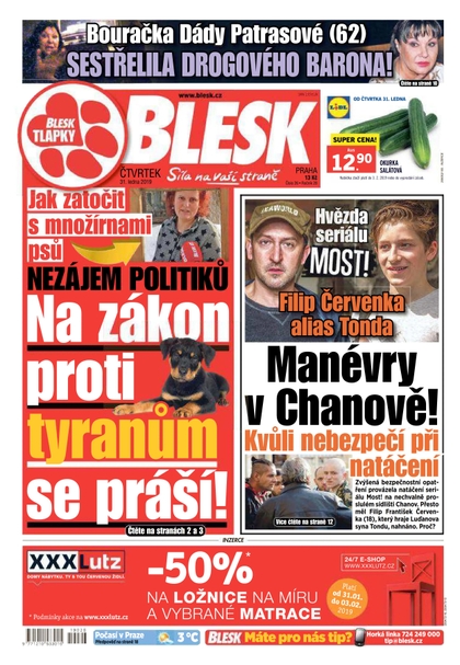 E-magazín Blesk - 31.1.2019 - CZECH NEWS CENTER a. s.