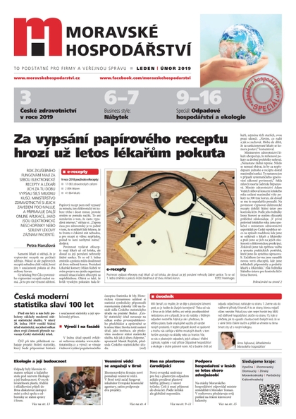 E-magazín MH unor 2019 - Magnus Regio, vydavatel Moravského hospodářství