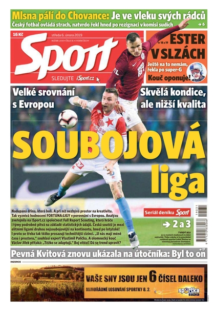 E-magazín Sport - 6.2.2019 - CZECH NEWS CENTER a. s.