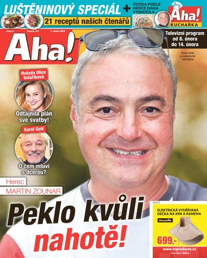 E-magazín AHA! Tv - 7.2.2019 - CZECH NEWS CENTER a. s.