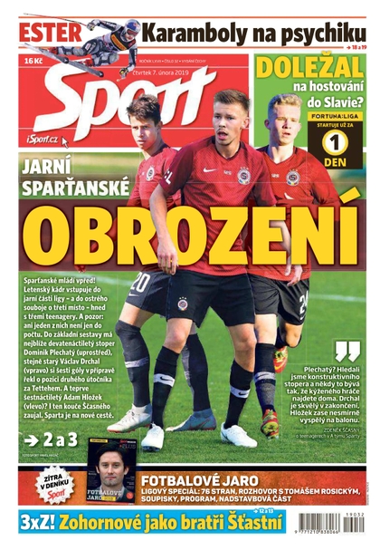 E-magazín Sport - 7.2.2019 - CZECH NEWS CENTER a. s.