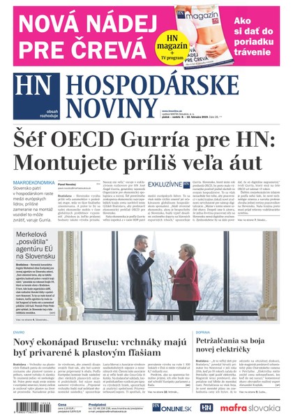 E-magazín Hospodárske noviny 08.02.2019 - MAFRA Slovakia, a.s.
