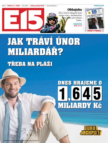E-magazín E15 - 8.2.2019 - CZECH NEWS CENTER a. s.