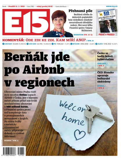 E-magazín E15 - 11.2.2019 - CZECH NEWS CENTER a. s.