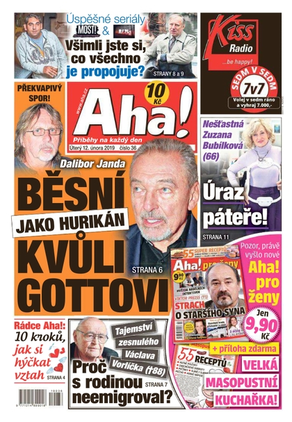 E-magazín AHA! - 12.2.2019 - CZECH NEWS CENTER a. s.
