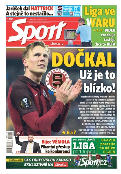 E-magazín Sport - 12.2.2019 - CZECH NEWS CENTER a. s.