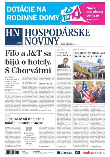 E-magazín Hospodárske noviny 13.02.2019 - MAFRA Slovakia, a.s.