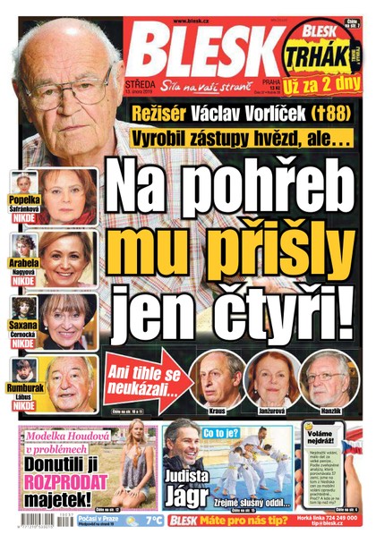 E-magazín Blesk - 13.2.2019 - CZECH NEWS CENTER a. s.