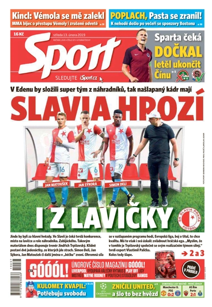 E-magazín Sport - 13.2.2019 - CZECH NEWS CENTER a. s.