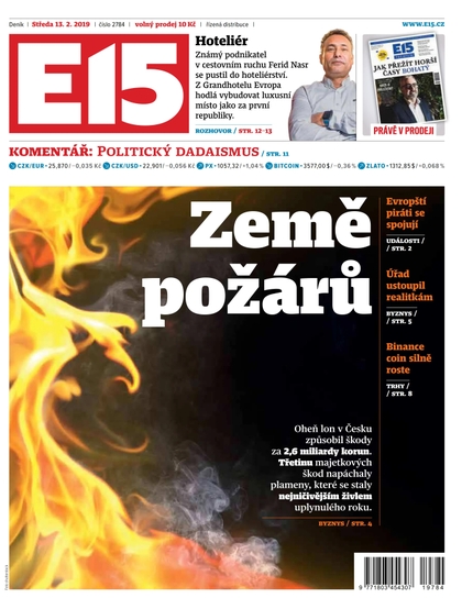 E-magazín E15 - 13.2.2019 - CZECH NEWS CENTER a. s.