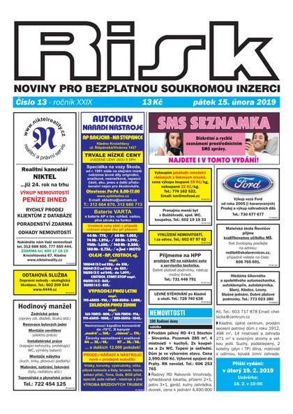 E-magazín Risk 13/2019 - Risk