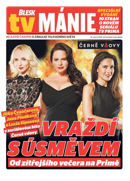 E-magazín Blesk Tv manie - 16.2.2019 - CZECH NEWS CENTER a. s.