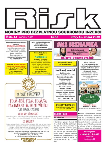 E-magazín Risk 14/2019 - Risk