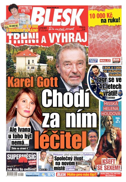 E-magazín Blesk - 19.2.2019 - CZECH NEWS CENTER a. s.
