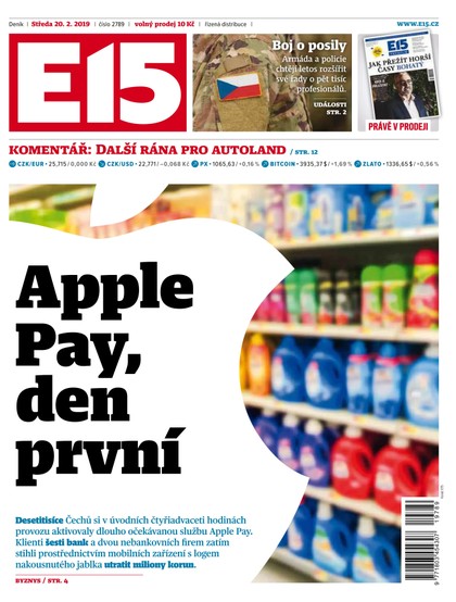 E-magazín E15 - 20.2.2019 - CZECH NEWS CENTER a. s.