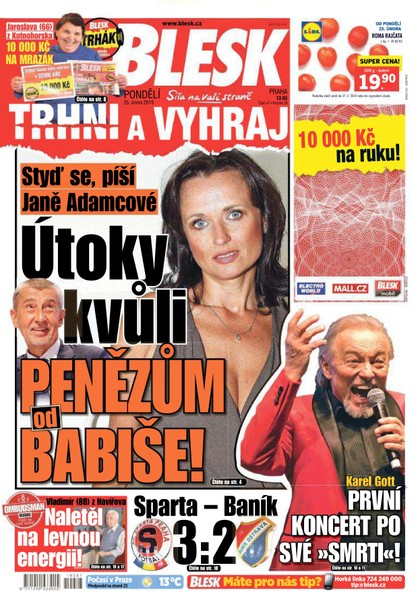 E-magazín Blesk - 25.2.2019 - CZECH NEWS CENTER a. s.