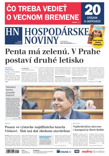 E-magazín Hospodárske noviny 28.02.2019 - MAFRA Slovakia, a.s.