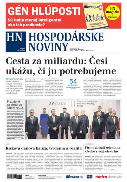 E-magazín Hospodárske noviny 1.3.2019 - MAFRA Slovakia, a.s.