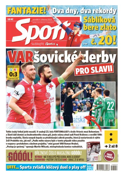 E-magazín Sport - 4.3.2019 - CZECH NEWS CENTER a. s.