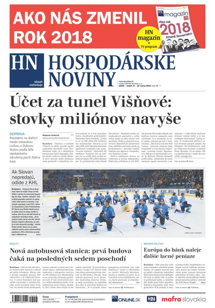 E-magazín Hospodárske noviny 8.3.2018 - MAFRA Slovakia, a.s.