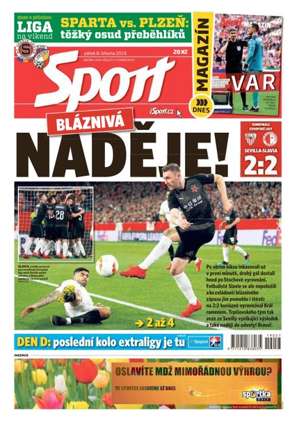 E-magazín Sport - 8.3.2019 - CZECH NEWS CENTER a. s.