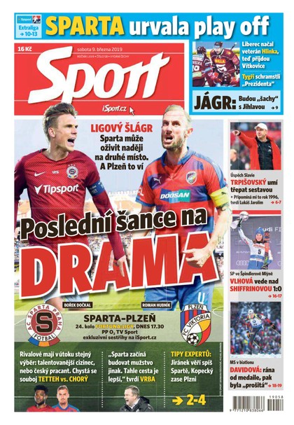 E-magazín Sport - 9.3.2019 - CZECH NEWS CENTER a. s.