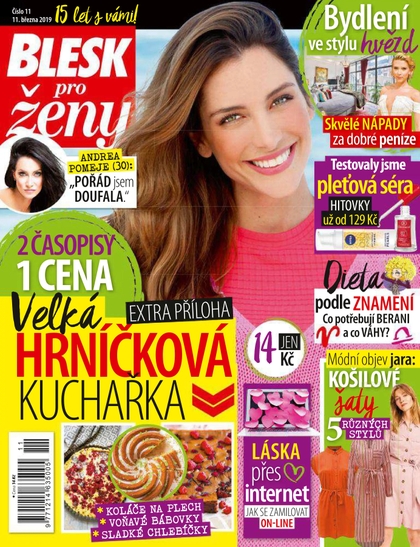 E-magazín Blesk pro ženy - 11/2019 - CZECH NEWS CENTER a. s.