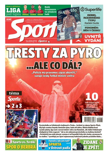 E-magazín Sport - 12.3.2019 - CZECH NEWS CENTER a. s.