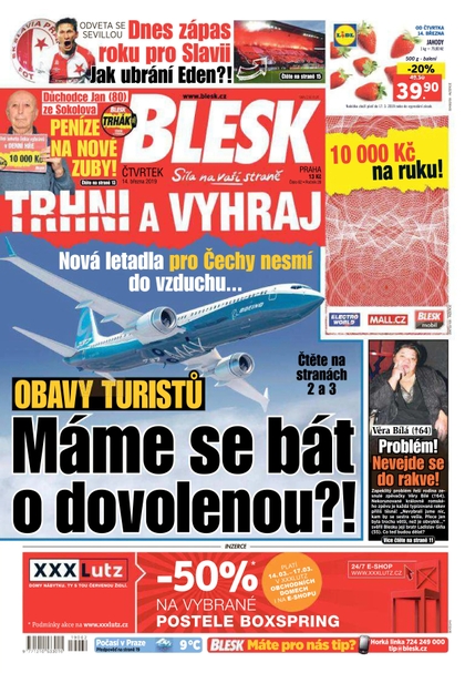 E-magazín Blesk - 14.3.2019 - CZECH NEWS CENTER a. s.