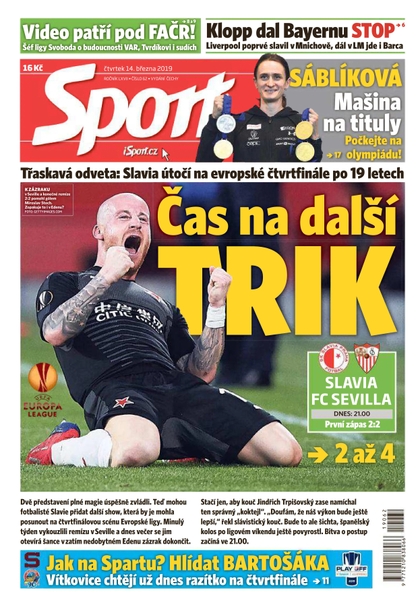 E-magazín Sport - 14.3.2019 - CZECH NEWS CENTER a. s.