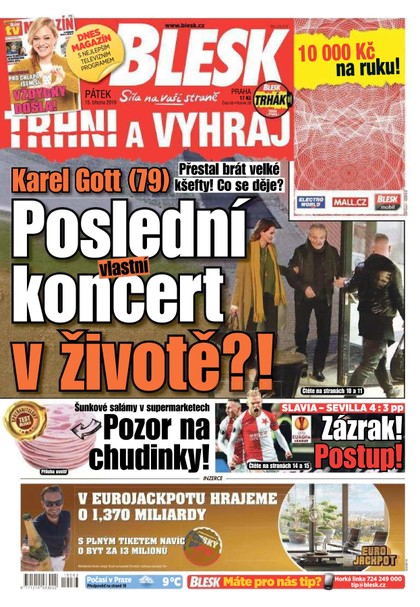 E-magazín Blesk - 15.3.2019 - CZECH NEWS CENTER a. s.