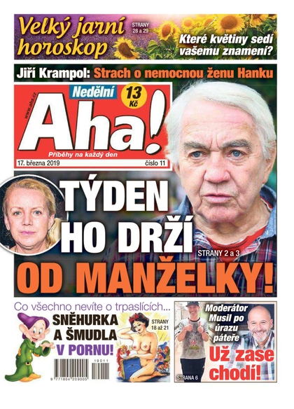E-magazín Nedělní AHA! - 17.3.2019 - CZECH NEWS CENTER a. s.