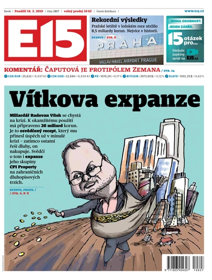E-magazín E15 - 18.3.2019 - CZECH NEWS CENTER a. s.