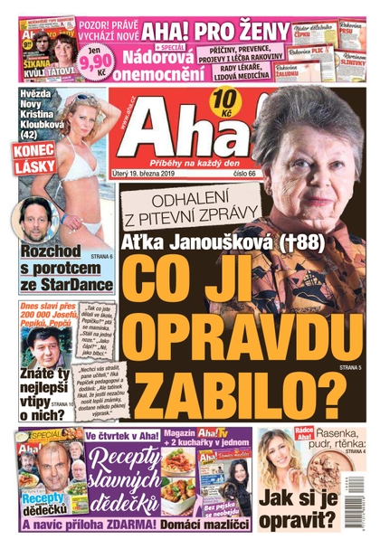 E-magazín AHA! - 19.3.2019 - CZECH NEWS CENTER a. s.